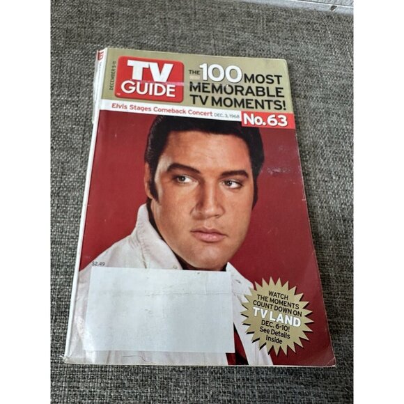 TV Guide Elvis Presley July 4-10 2004 December 5-11 2004 & Hologram Edition - Picture 6 of 11